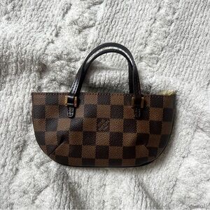 Louis Vuitton Damier Ebene Manosque GM Mini Pouch